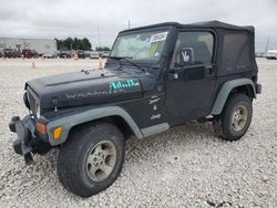 Jeep salvage cars for sale: 2000 Jeep Wrangler / TJ Sport