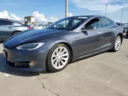 Salvage cars for sale at Riverview, FL auction: 2018 Tesla Model S