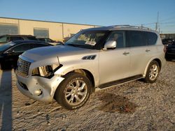 Salvage cars for sale at Haslet, TX auction: 2012 Infiniti QX56