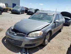 Salvage cars for sale at Tucson, AZ auction: 2007 Chevrolet Impala LTZ