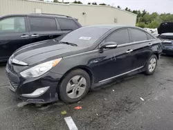 Salvage cars for sale at Exeter, RI auction: 2012 Hyundai Sonata Hybrid