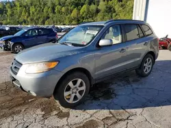 Salvage cars for sale at Hurricane, WV auction: 2008 Hyundai Santa FE SE