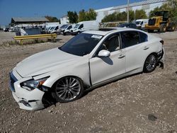 Salvage cars for sale at Franklin, WI auction: 2020 Infiniti Q50 Pure