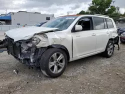 Salvage cars for sale at Opa Locka, FL auction: 2008 Toyota Highlander Sport