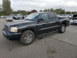 Salvage cars for sale at Woodburn, OR auction: 2006 Dodge Dakota Quad SLT