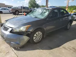 Salvage cars for sale at Gaston, SC auction: 2010 Honda Accord LX