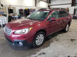 Salvage cars for sale at Earlington, KY auction: 2017 Subaru Outback 2.5I Premium