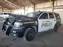 Chevrolet Vehiculos salvage en venta: 2017 Chevrolet Tahoe Police