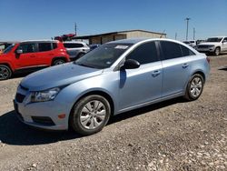 Chevrolet salvage cars for sale: 2012 Chevrolet Cruze LS