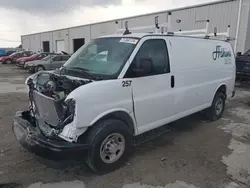 Salvage trucks for sale at Jacksonville, FL auction: 2023 Chevrolet Express G2500