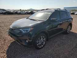 Toyota salvage cars for sale: 2017 Toyota Rav4 HV Limited