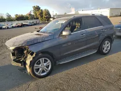 Salvage cars for sale at Martinez, CA auction: 2015 Mercedes-Benz ML 350 4matic