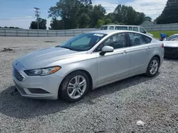 Salvage cars for sale at Gastonia, NC auction: 2018 Ford Fusion SE