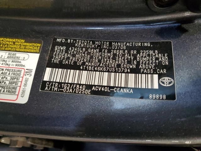 2007 Toyota Camry CE