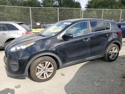 Salvage cars for sale at Waldorf, MD auction: 2018 KIA Sportage LX