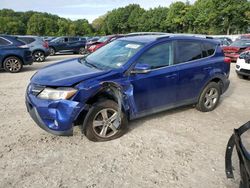 Salvage cars for sale at North Billerica, MA auction: 2015 Toyota Rav4 XLE