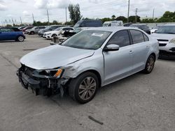 Salvage cars for sale at Miami, FL auction: 2015 Volkswagen Jetta SE