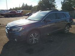 Subaru Vehiculos salvage en venta: 2018 Subaru Outback 2.5I Limited