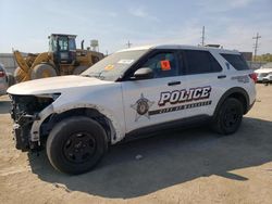 Salvage cars for sale from Copart Chicago Heights, IL: 2022 Ford Explorer Police Interceptor