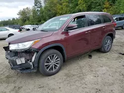 Salvage cars for sale at auction: 2018 Toyota Highlander SE