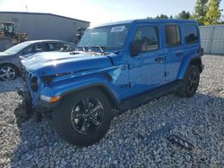 Jeep Wrangler Sahara salvage cars for sale: 2023 Jeep Wrangler Sahara