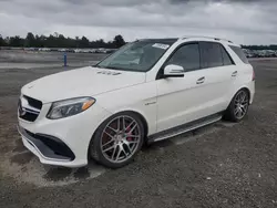 Salvage cars for sale at Lumberton, NC auction: 2019 Mercedes-Benz GLE 63 AMG-S 4matic