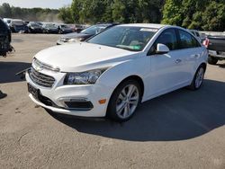 Salvage cars for sale at Glassboro, NJ auction: 2016 Chevrolet Cruze Limited LTZ