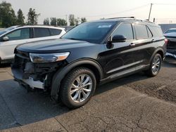 Salvage cars for sale at Portland, OR auction: 2021 Ford Explorer Limited