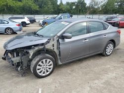 Salvage cars for sale at Hampton, VA auction: 2017 Nissan Sentra S