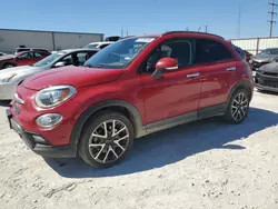 Salvage cars for sale at Haslet, TX auction: 2017 Fiat 500X Trekking