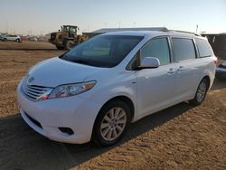 Carros salvage sin ofertas aún a la venta en subasta: 2017 Toyota Sienna LE