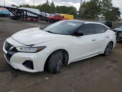 Nissan Maxima SL salvage cars for sale: 2020 Nissan Maxima SL