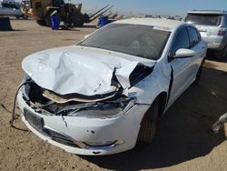 Salvage cars for sale at Brighton, CO auction: 2015 Chrysler 200 C