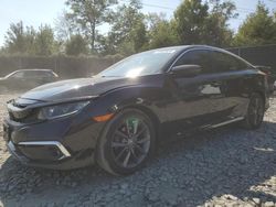 Honda salvage cars for sale: 2020 Honda Civic EX