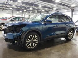 Salvage cars for sale at Ham Lake, MN auction: 2020 Ford Escape Titanium