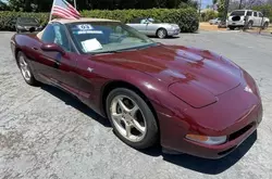 Salvage cars for sale at Rancho Cucamonga, CA auction: 2003 Chevrolet Corvette