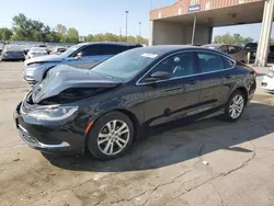 Salvage cars for sale at Fort Wayne, IN auction: 2015 Chrysler 200 Limited