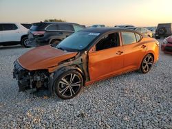 Salvage cars for sale at Taylor, TX auction: 2020 Nissan Sentra SR