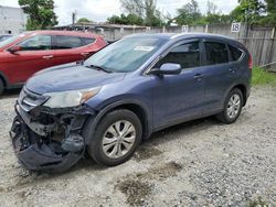 Salvage cars for sale at Opa Locka, FL auction: 2012 Honda CR-V EXL