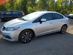 Flood-damaged cars for sale at auction: 2015 Honda Civic LX