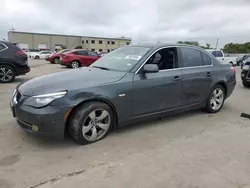 Salvage cars for sale at Wilmer, TX auction: 2008 BMW 528 I