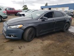 Salvage cars for sale at Woodhaven, MI auction: 2014 Ford Fusion Titanium