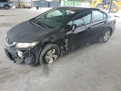 Honda salvage cars for sale: 2013 Honda Civic LX