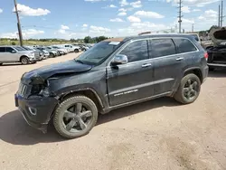 Salvage cars for sale at Colorado Springs, CO auction: 2014 Jeep Grand Cherokee Overland