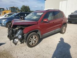 Volkswagen salvage cars for sale: 2016 Volkswagen Tiguan S