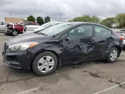 Salvage cars for sale at Moraine, OH auction: 2015 KIA Forte LX