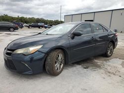 Salvage cars for sale at Tifton, GA auction: 2015 Toyota Camry LE