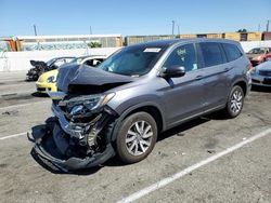 Salvage cars for sale at Van Nuys, CA auction: 2020 Honda Pilot EXL