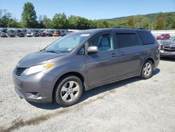 Salvage cars for sale at Grantville, PA auction: 2013 Toyota Sienna LE