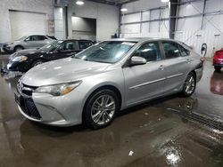 Salvage cars for sale at Ham Lake, MN auction: 2016 Toyota Camry LE